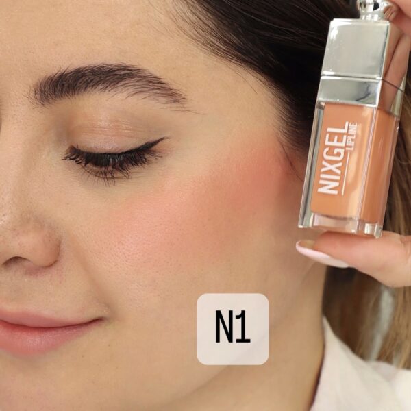 رژ گونه و لب مایع نیکس ژل رنگ N1