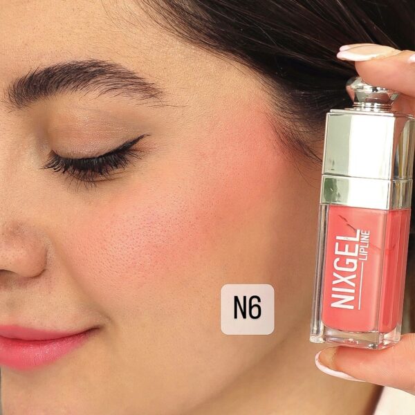 رژ گونه و لب مایع نیکس ژل رنگ N6