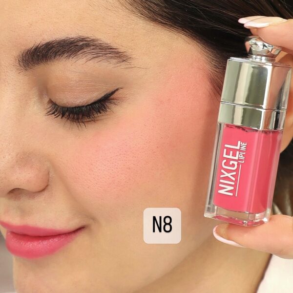 رژ گونه و لب مایع نیکس ژل رنگ N8