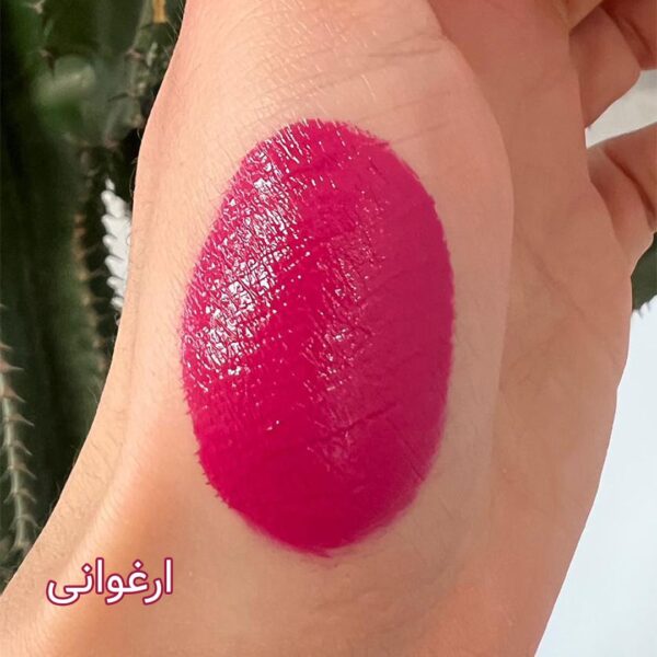 تست رژگونه ارغوانی